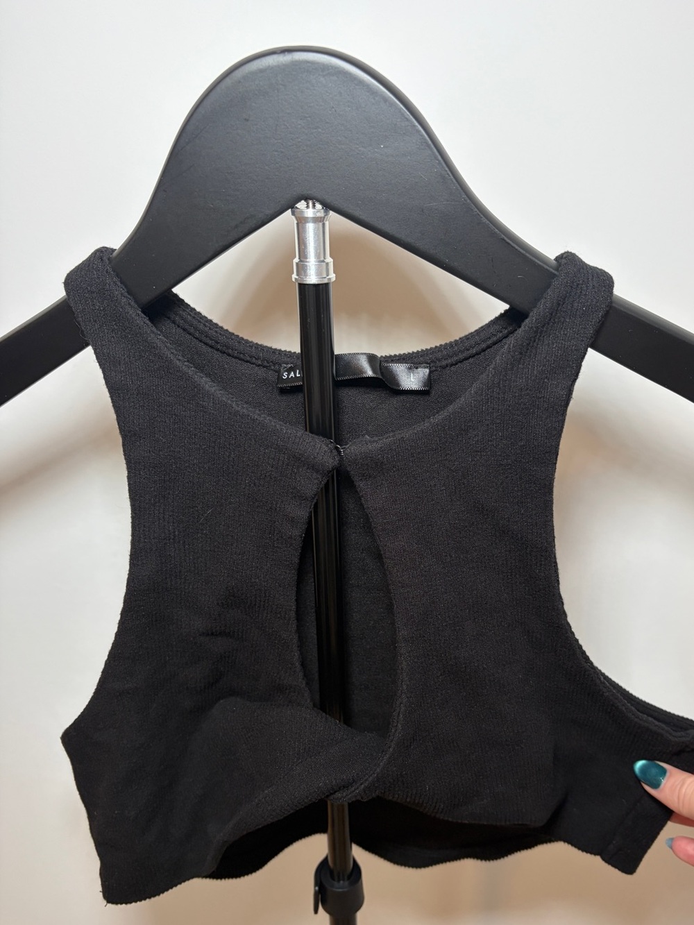 Black Crop Top